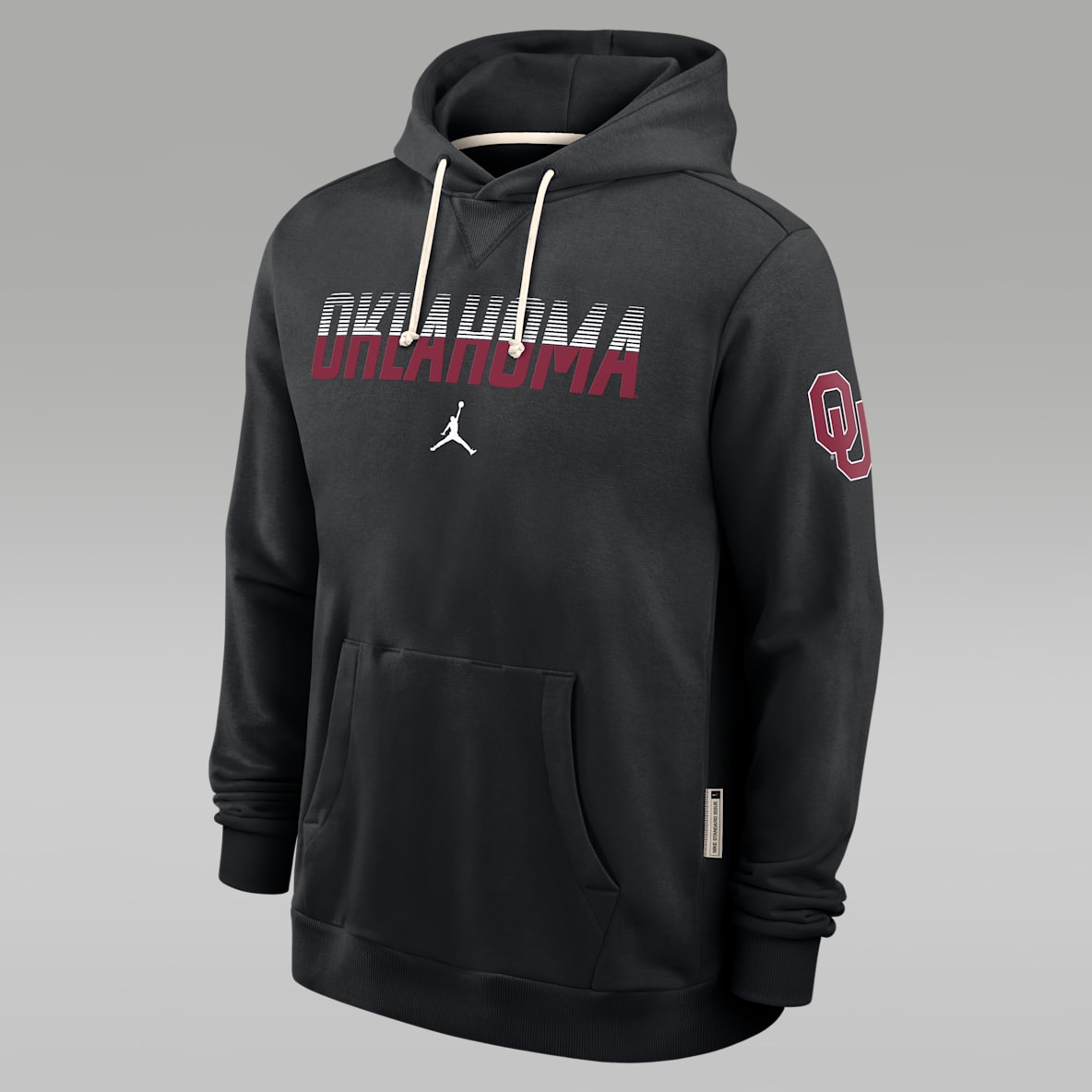 Oklahoma Sideline Standard Issue Men's Jordan Brand Dri-FIT College Pullover Hoodie