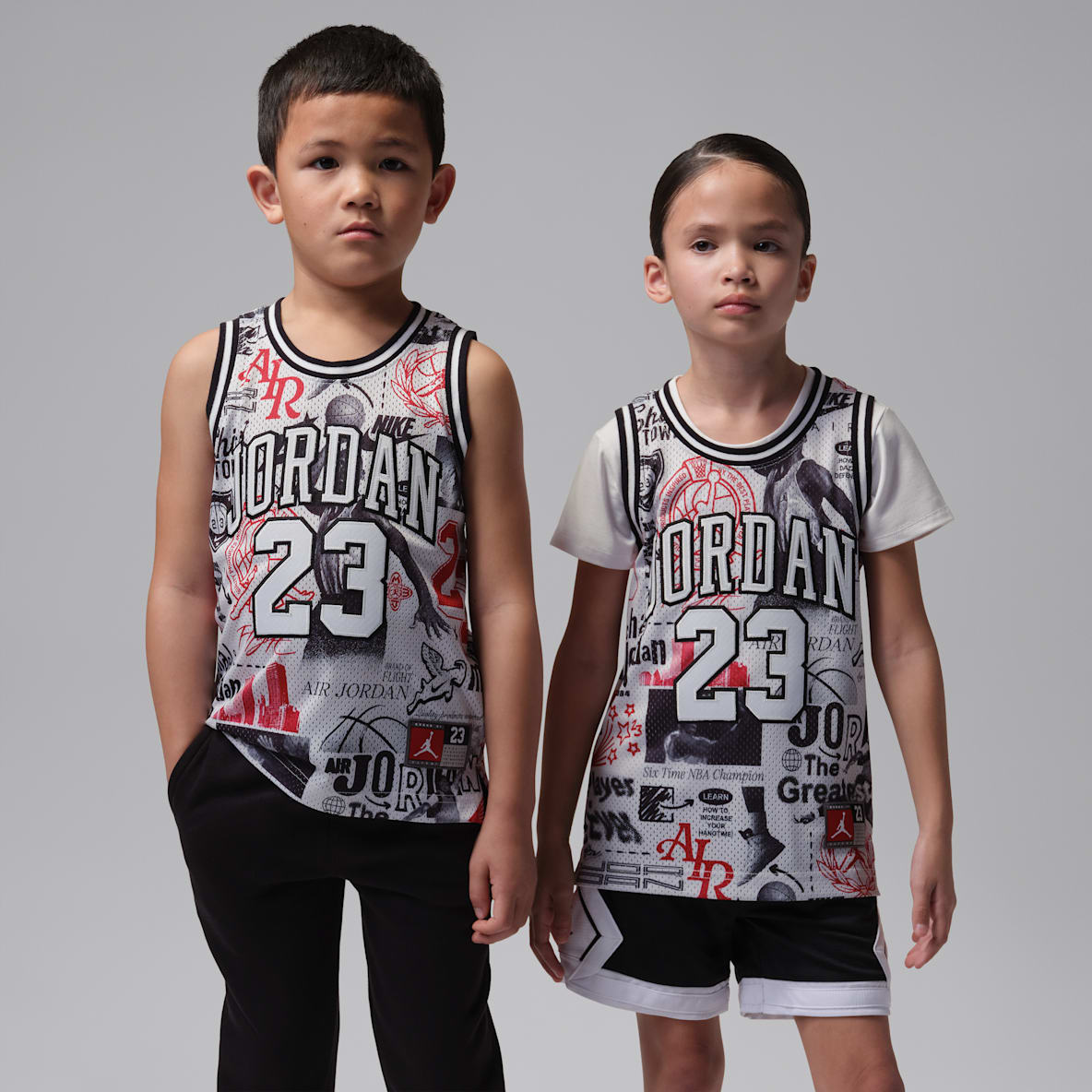 Jordan Jersey estampado 23 para niños talla pequeña