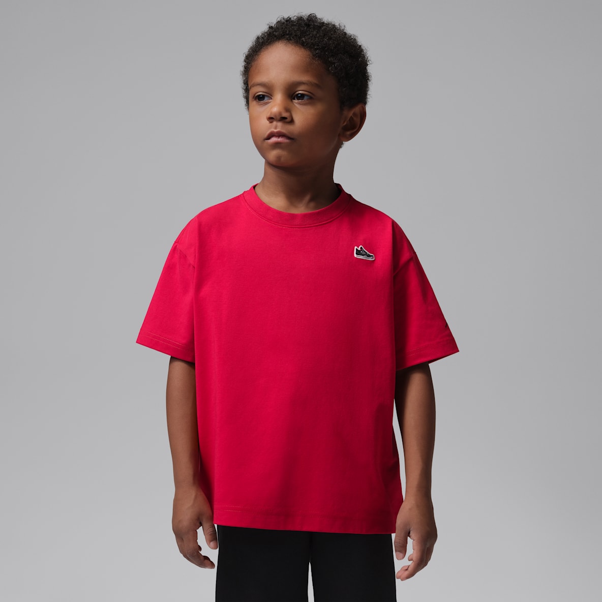 Jordan T-shirt met AJ4-patch voor kids