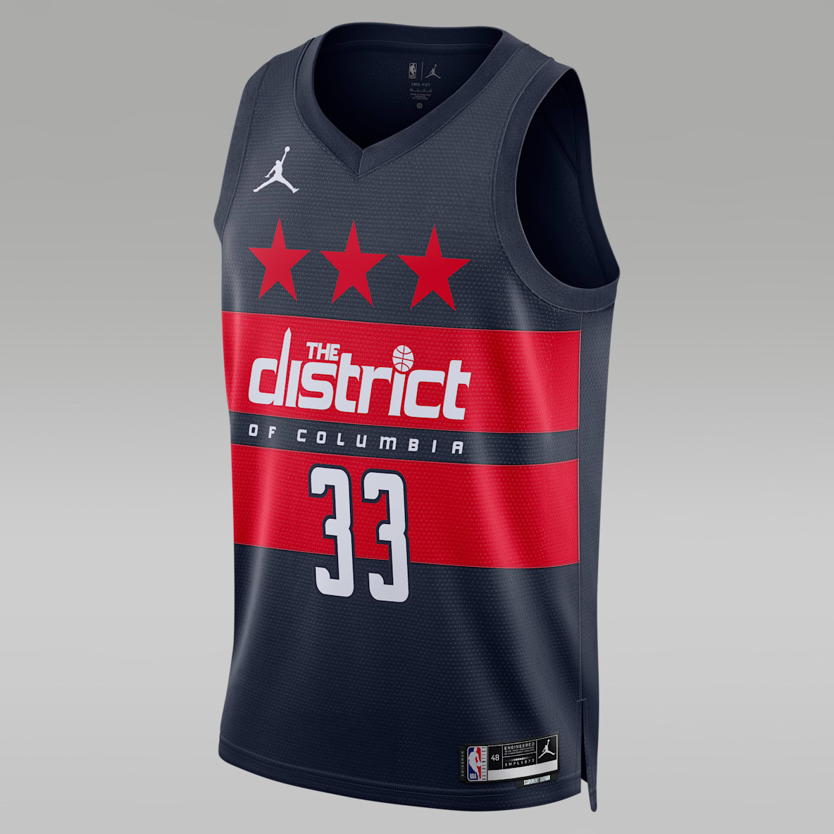 Kyle Kuzma Washington Wizards 2024/25 Statement Edition Kyle Kuzma Washington Wizards 2024/25 Statement Edition Jersey Jordan Dri-FIT de la NBA Swingman para hombre