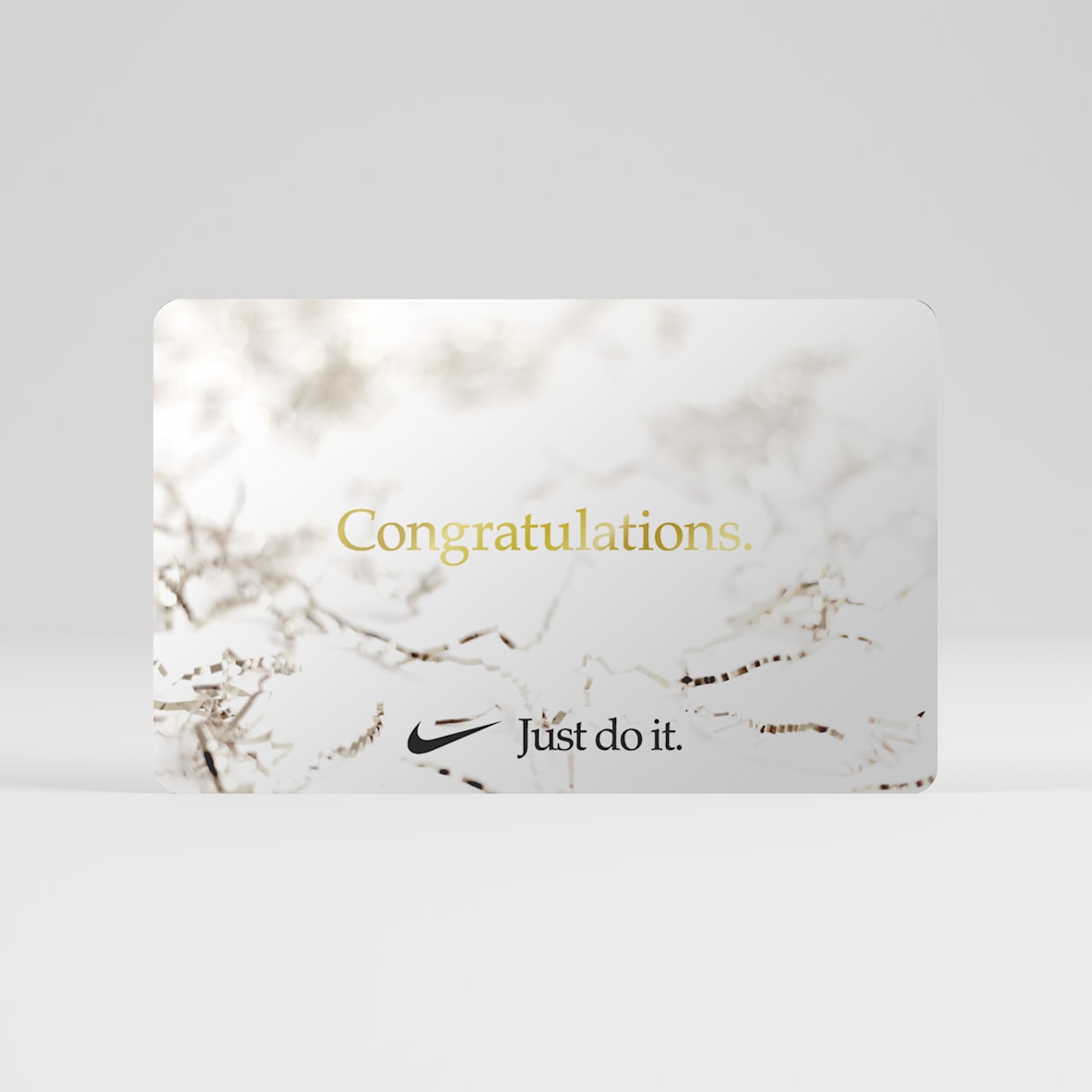 Tarjeta de regalo digital Nike Tarjeta de regalo digital Nike Llega por correo electrónico en aproximadamente dos horas o menos