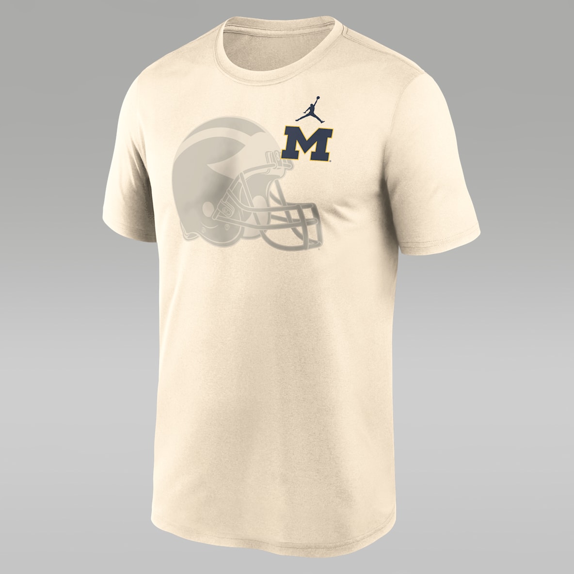 Michigan Campus Legend Shadow Logo Playera universitaria Nike Dri-FIT para hombre
