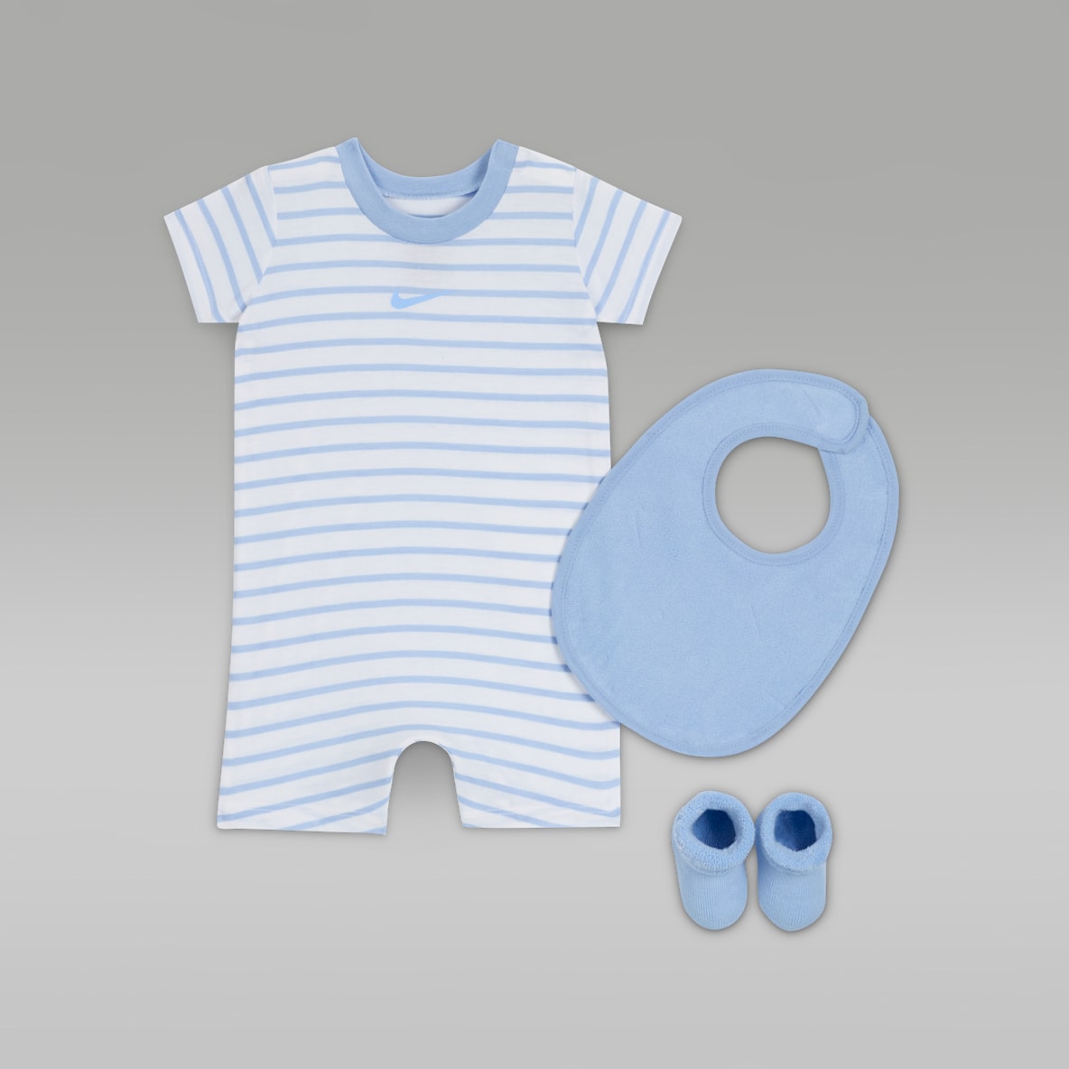 Nike Baby 3-Piece Romper and Terry Set