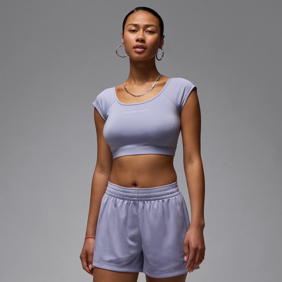 Jordan Sport Jordan Sport Women's Short-Sleeve Knit Crop Top