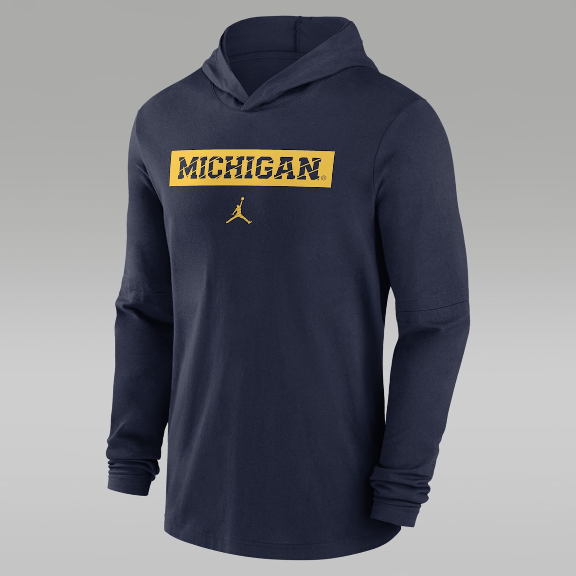 Michigan Wolverines Sideline Michigan Wolverines Sideline Men's Jordan Dri-FIT College Long-Sleeve Hooded Top