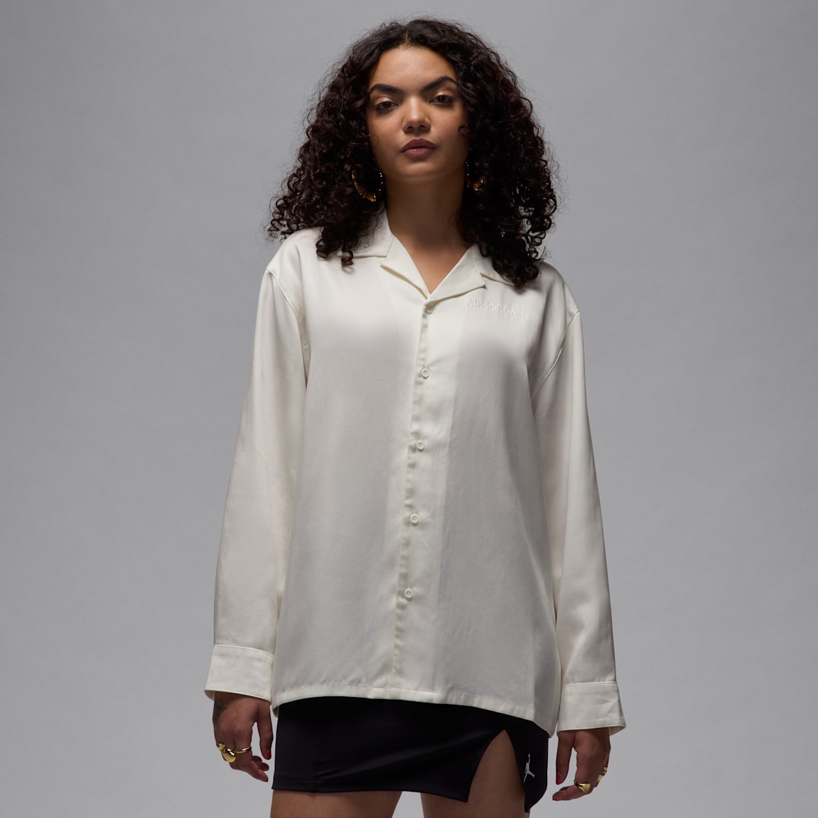 Air Jordan Air Jordan Playera de manga larga de tejido Woven para mujer