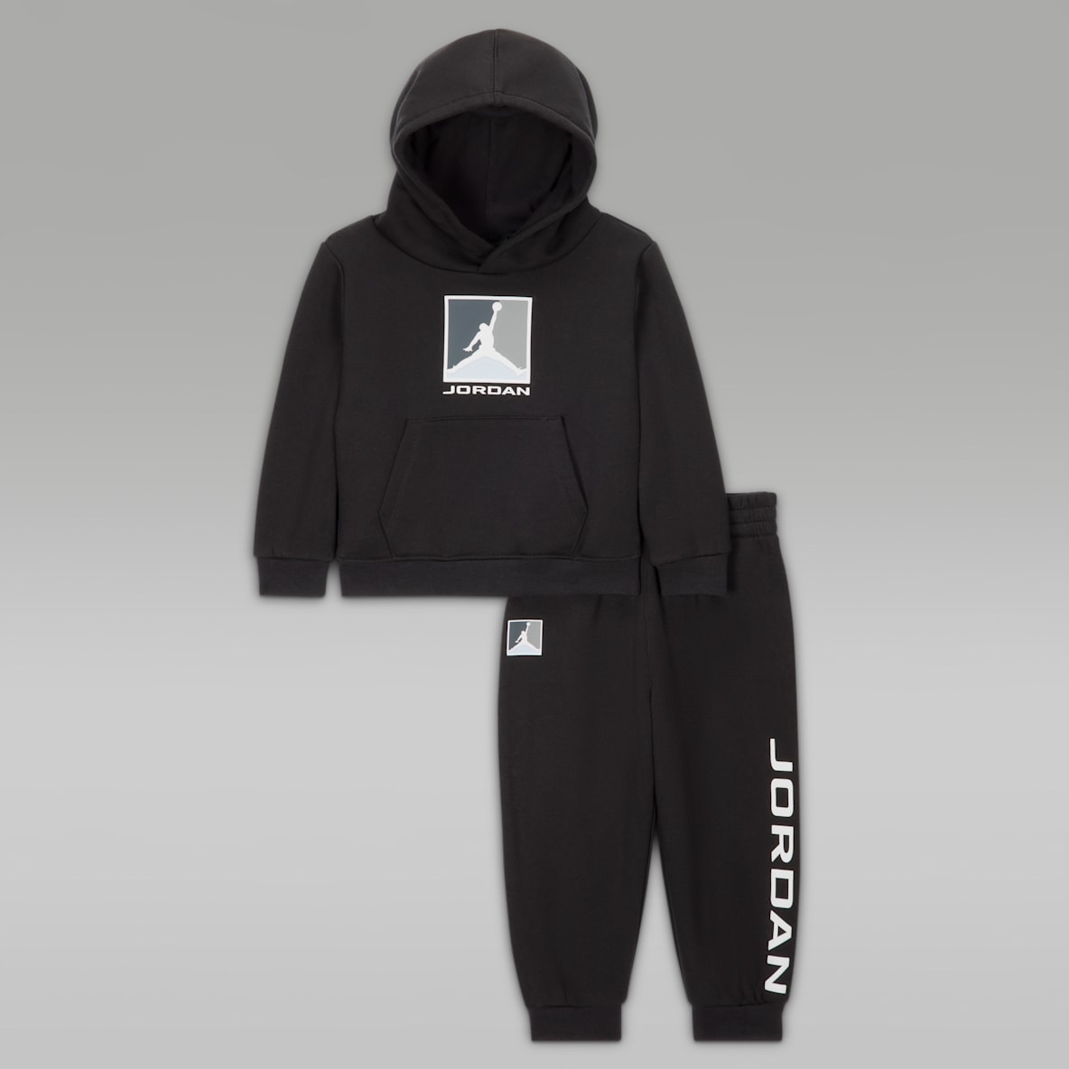 Jordan Essentials Jordan Essentials Dwuczęściowy dzianinowy zestaw z bluzą z kapturem dla niemowląt Baseline (12–24 M)