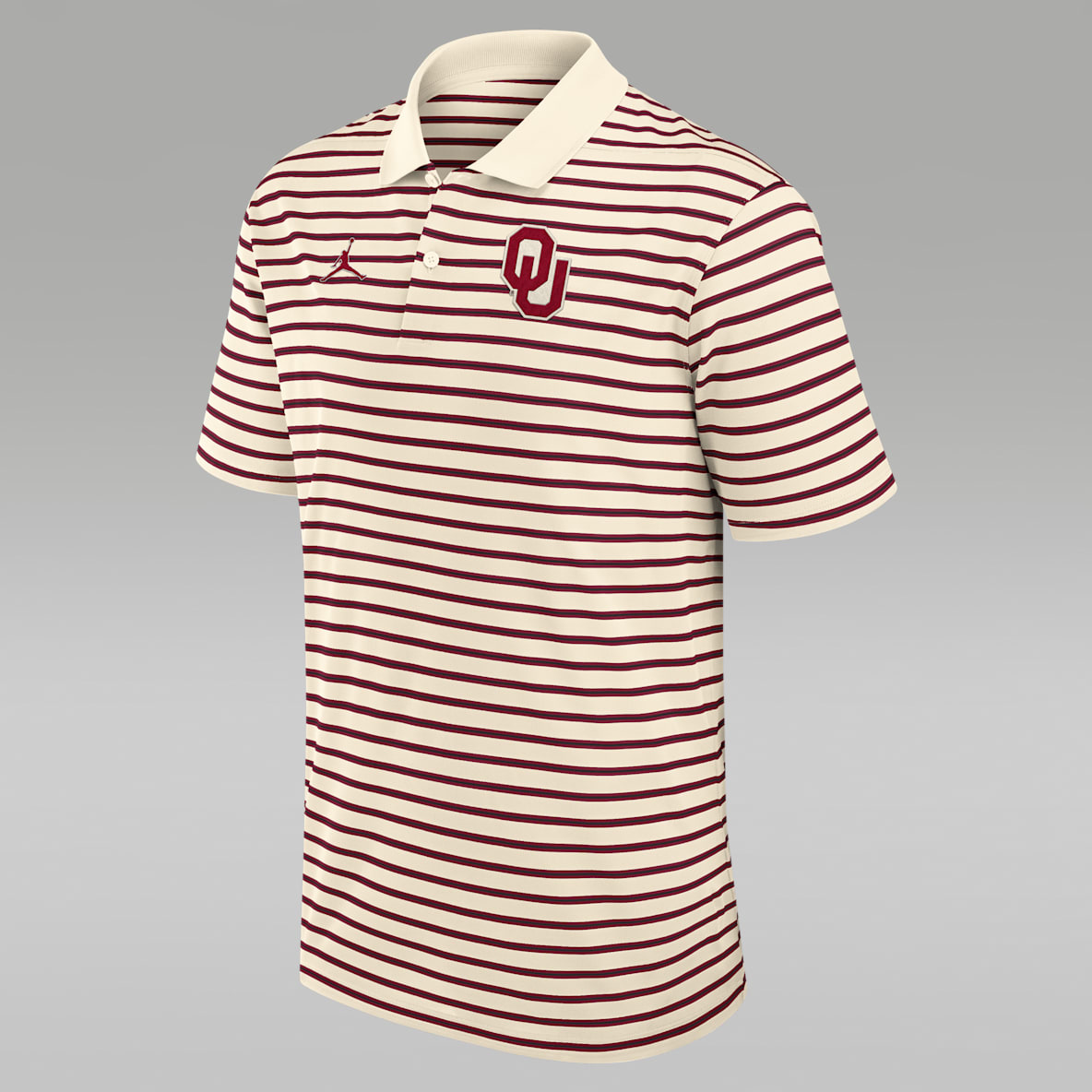 Oklahoma Striped Oklahoma Striped Men's Jordan Brand Dri-FIT College Polo