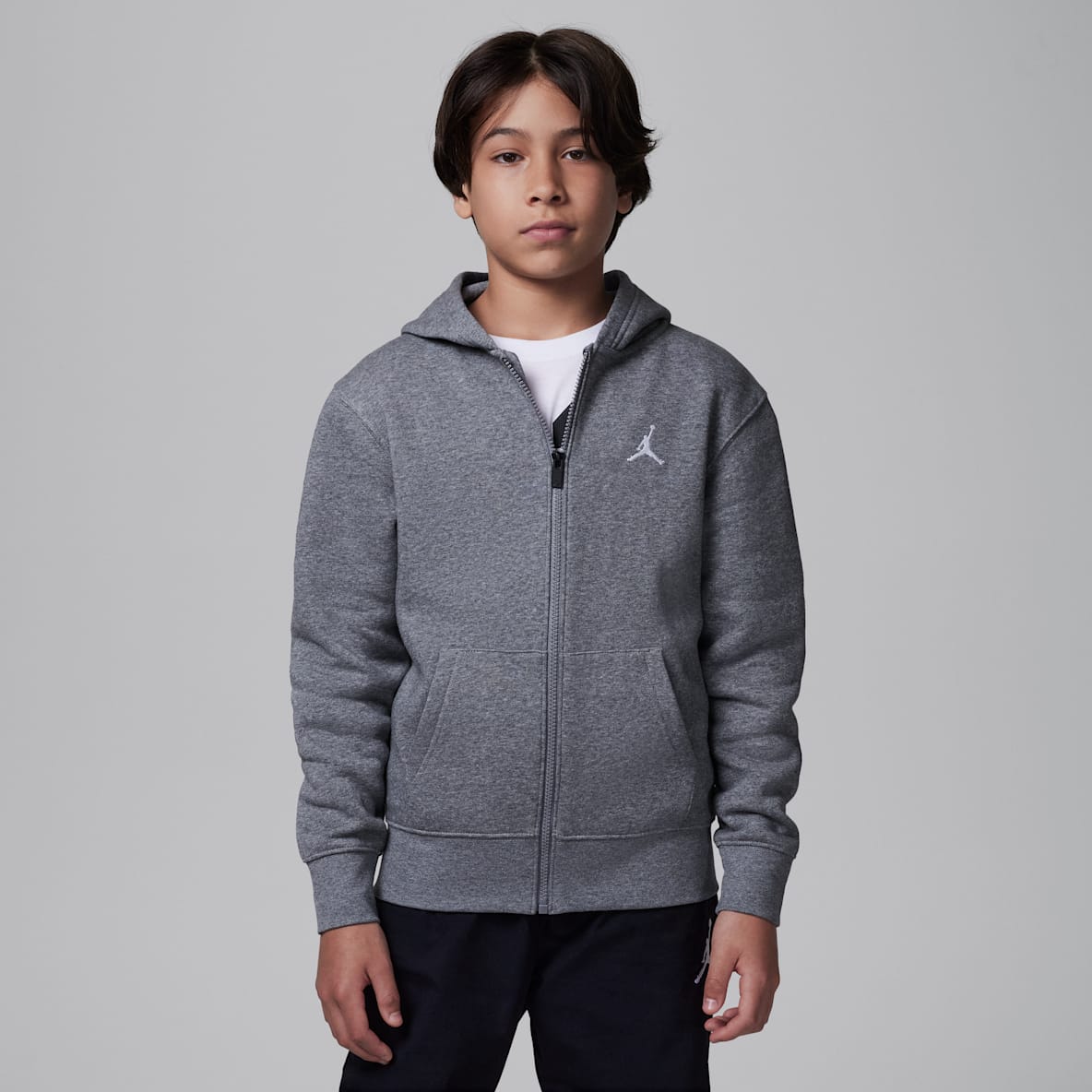 Jordan MJ Brooklyn Big Kids' Fleece Full-Zip Hoodie