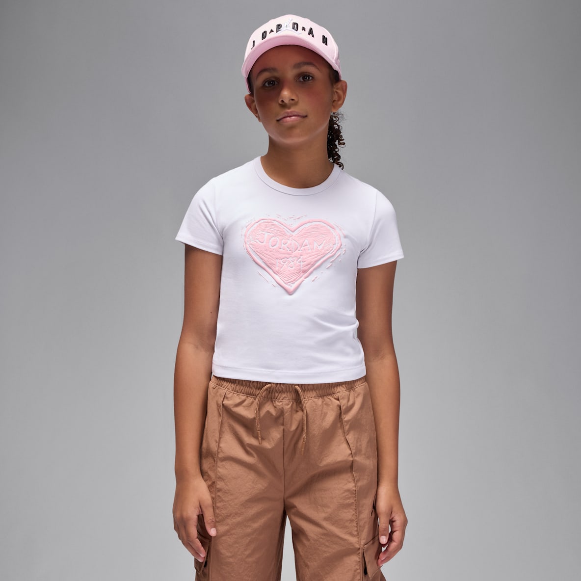 Jordan Playera Etched Wood para niños talla grande