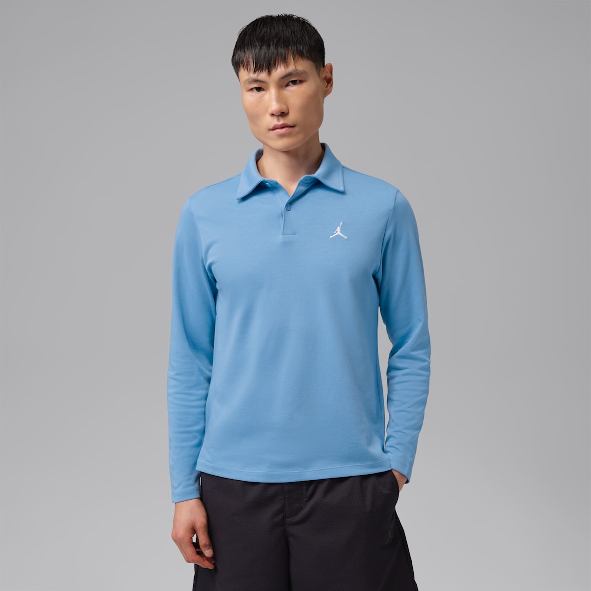 Jordan Sport Långärmad golfpikétröja Dri-FIT för män