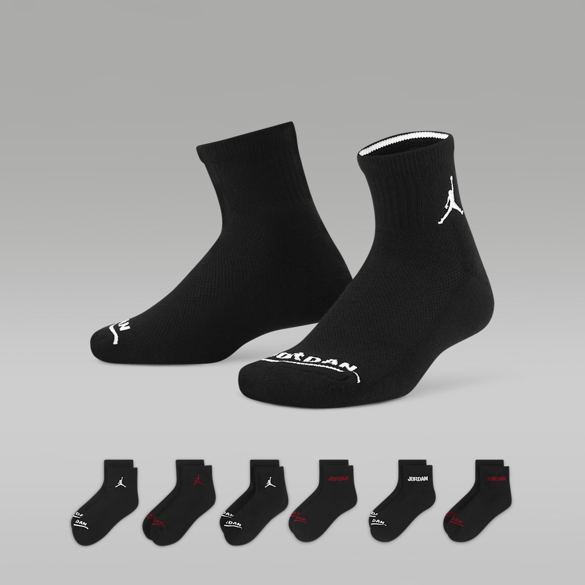 Jordan Jordan Legend bokazokni nagyobb gyerekeknek (6 pár)