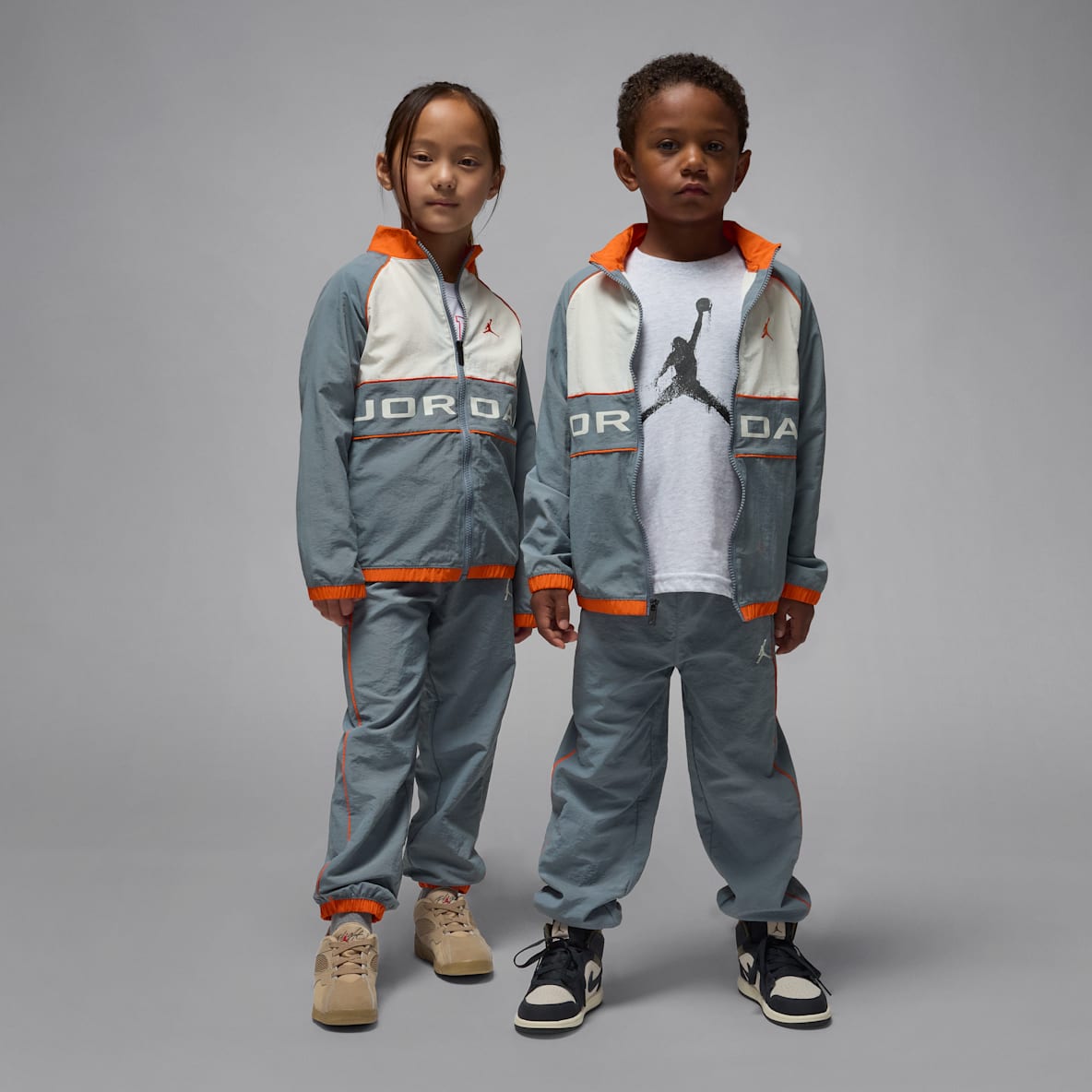 Jordan Jordan Ensemble deux pièces coupe-vent avec passepoil pour enfant