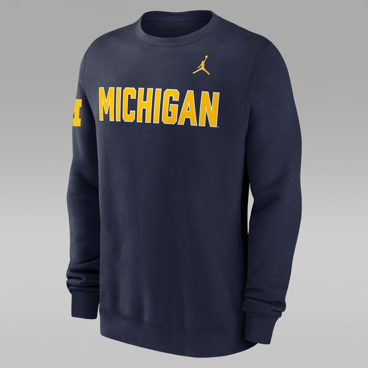 Michigan Sideline Club Men's Jordan Brand College Pullover Crew