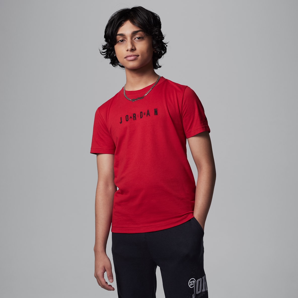 Jordan Big Kids' Embroidered T-Shirt