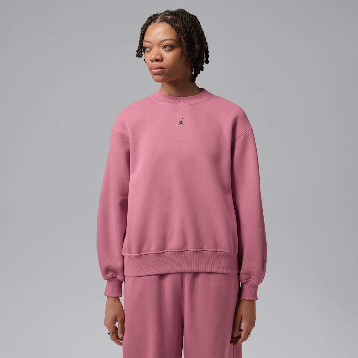Jordan Brooklyn Women's Fleece Crew-Neck Sweatshirt