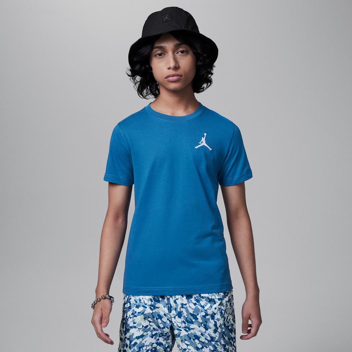 Jordan Jumpman Air Embroidered Tee Playera para niños talla grande