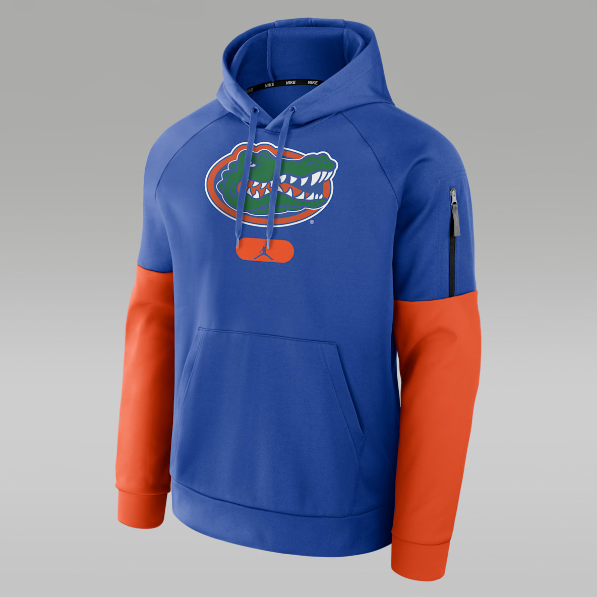 Florida Gators Fitness Florida Gators Fitness Sudadera con gorro sin cierre universitaria marca Jordan Therma para hombre