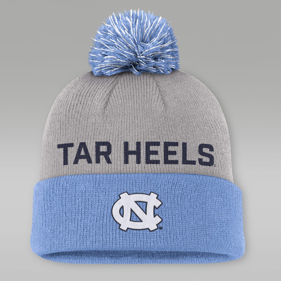 North Carolina Primetime Peak North Carolina Primetime Peak Men's Jordan Brand College Cuffed Pom Beanie