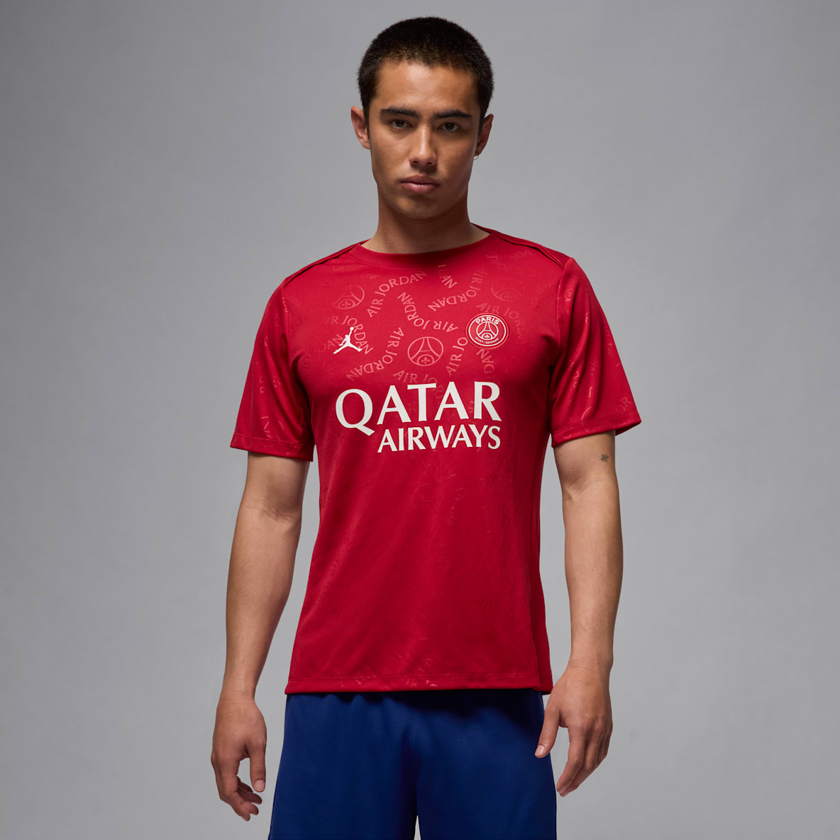 Paris Saint-Germain Academy Pro Fourth Paris Saint-Germain Academy Pro Fourth Jordan Dri-FIT Pre-Match-Fußballshirt (Herren)