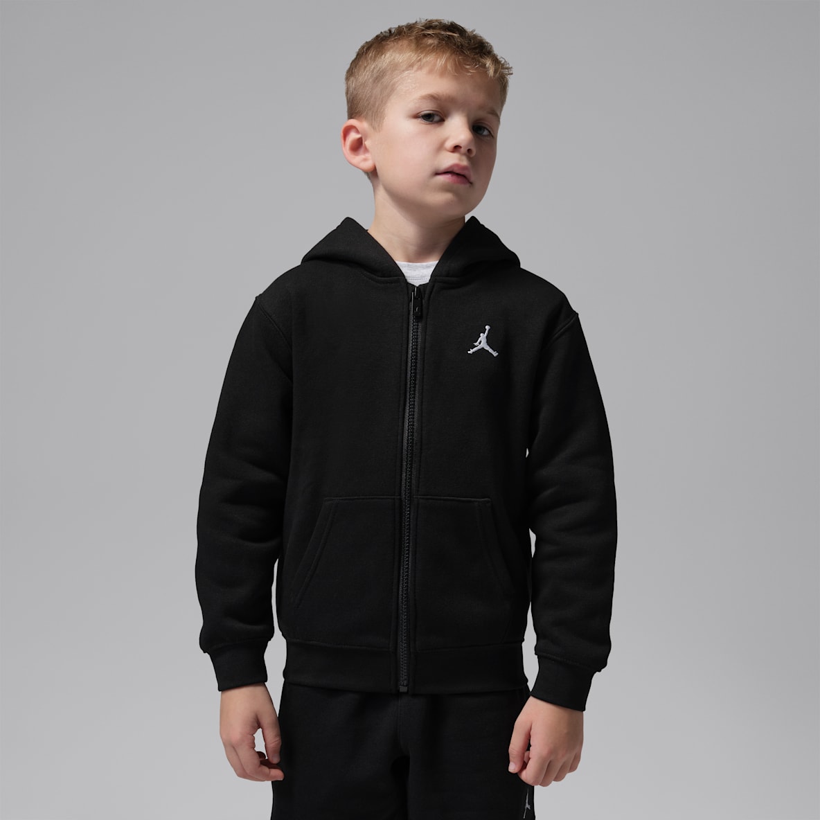 Jordan Brooklyn Fleece Little Kids' Full-Zip Hoodie
