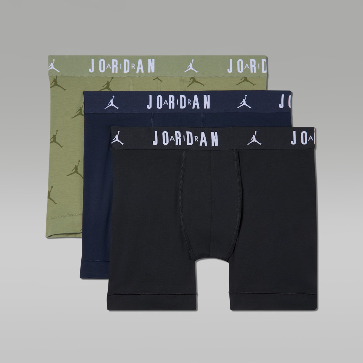 Jordan Men's Dri-FIT Jumpman Flight Cotton Boxer Briefs (3-Pack)
