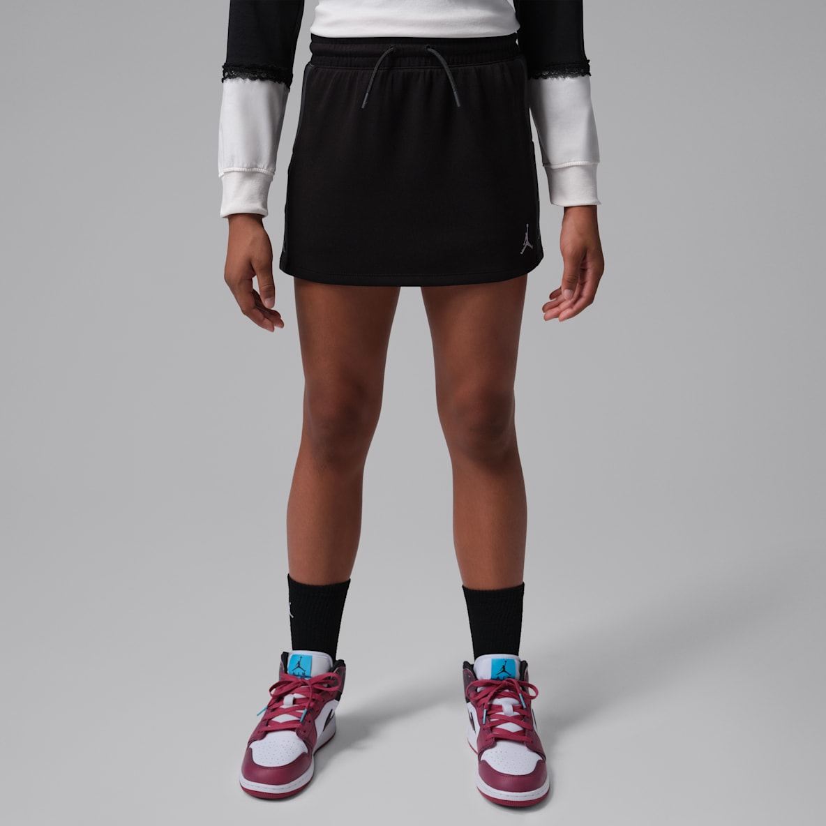 Jordan She's An All Star Big Kids' Snap Skort