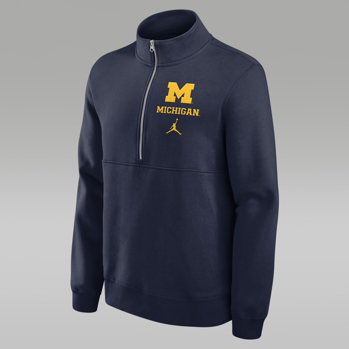 Michigan Wolverines Primetime Club Michigan Wolverines Primetime Club Men's Jordan College 1/2-Zip Crew