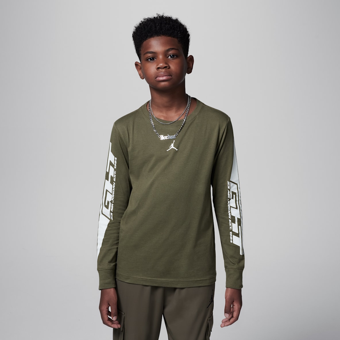 ジョーダン ジョーダン ジュニア MVP フライト ロングスリーブ Tシャツ