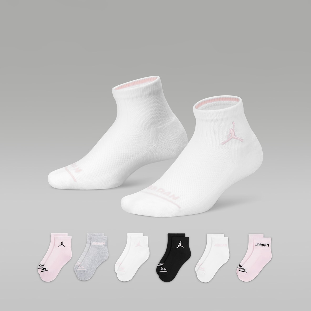 Jordan Jordan Big Kids' Legend Ankle Socks (6 Pairs)