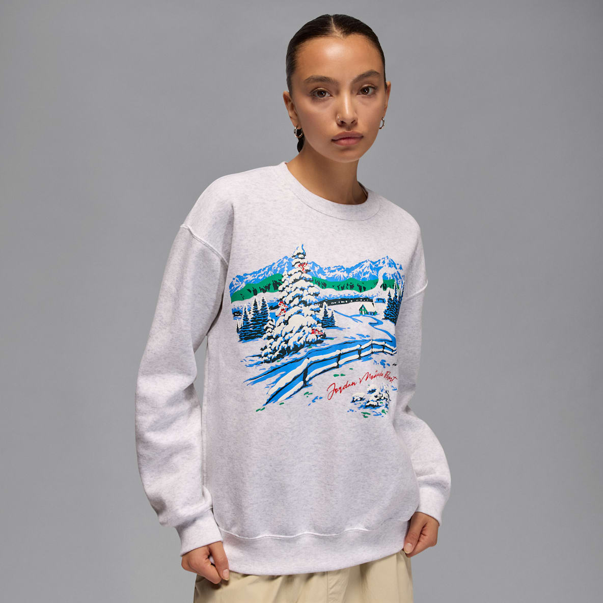 Jordan Brooklyn Fleece Jordan Brooklyn Fleece Sudadera de cuello redondo para mujer