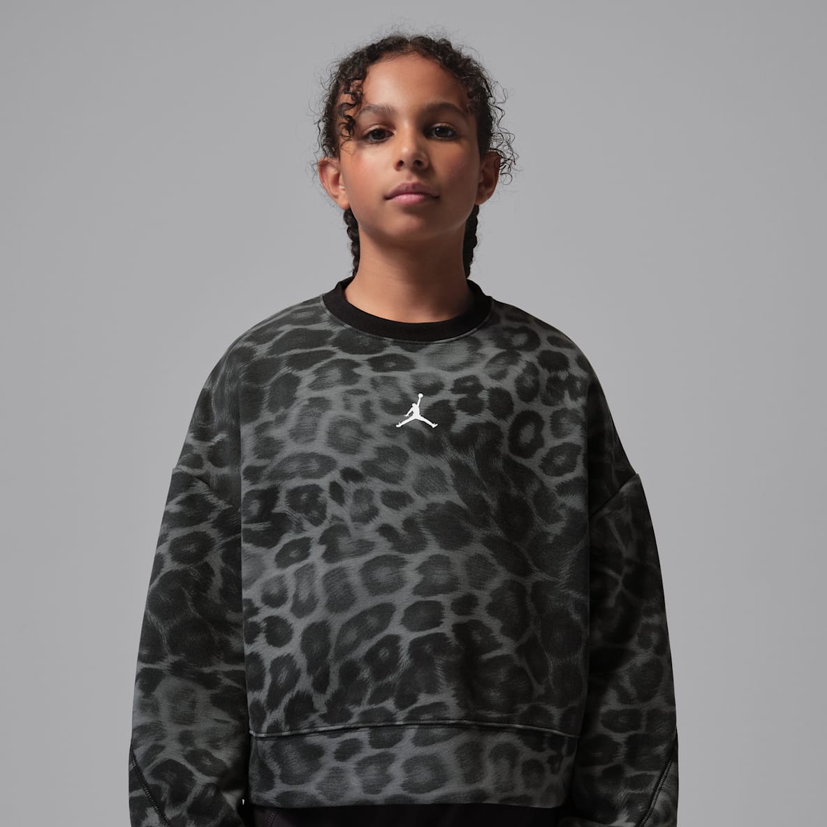 Jordan Perform Sport Dri-FIT Rundhalsoberteil mit Print (ältere Kinder)