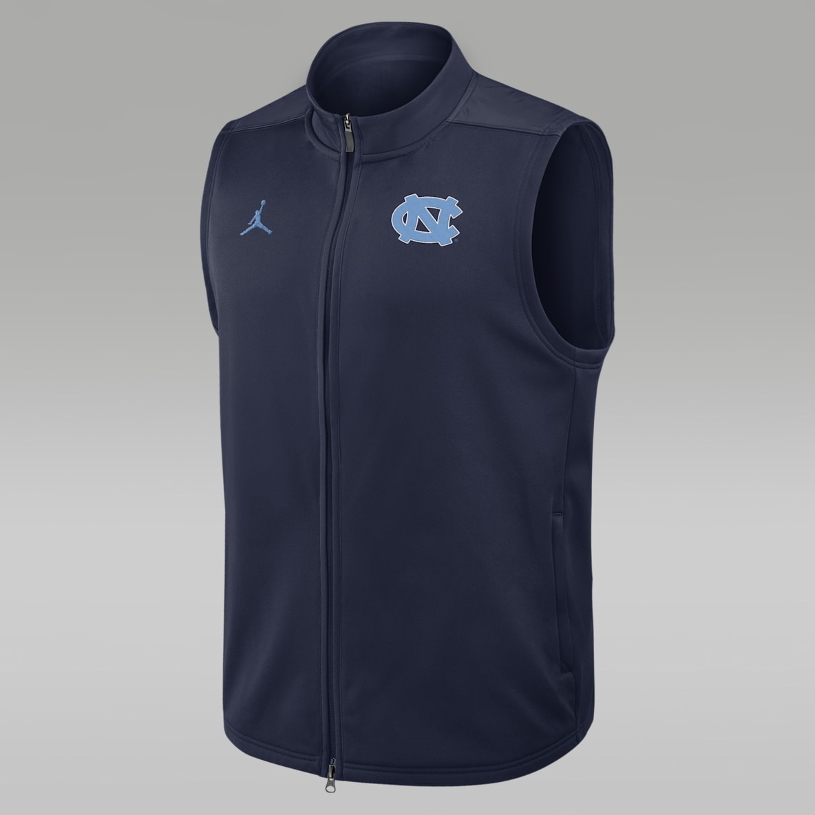 North Carolina Victory North Carolina Victory Chaleco universitario marca Jordan Therma-FIT de cierre completo para hombre