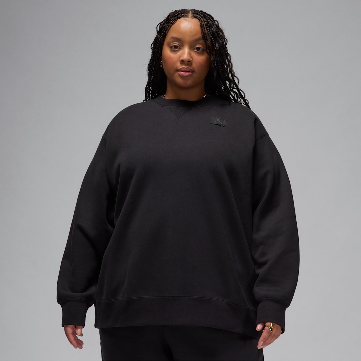 Jordan Flight Fleece Women's Crew-Neck Sweatshirt (Plus Size)