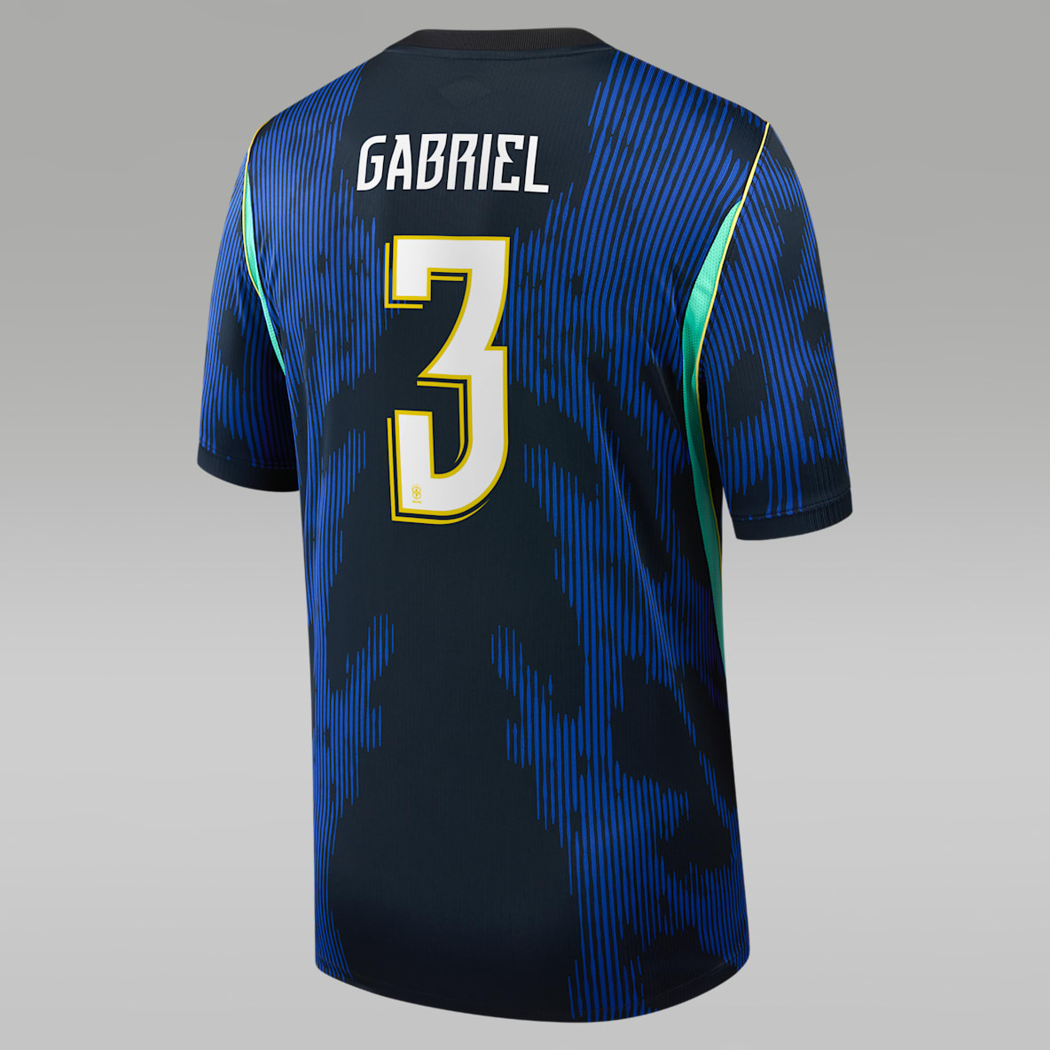 Gabriel Magalhães Brazil National Team 2026 Stadium Away Men's Nike Dri-FIT Soccer Jersey