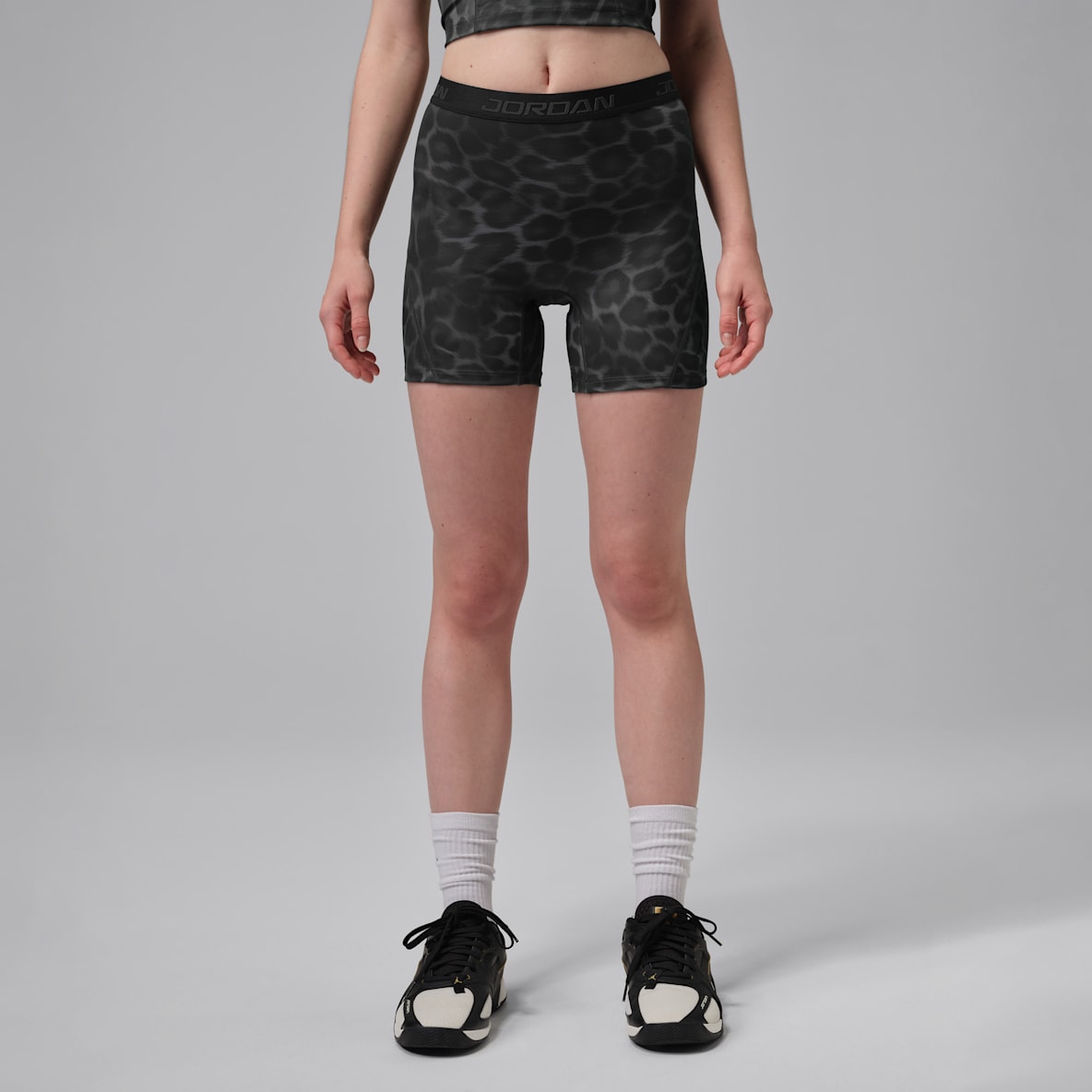 Jordan Sport Jordan Sport Women's Dri-FIT High-Waisted 5" Printed Shorts