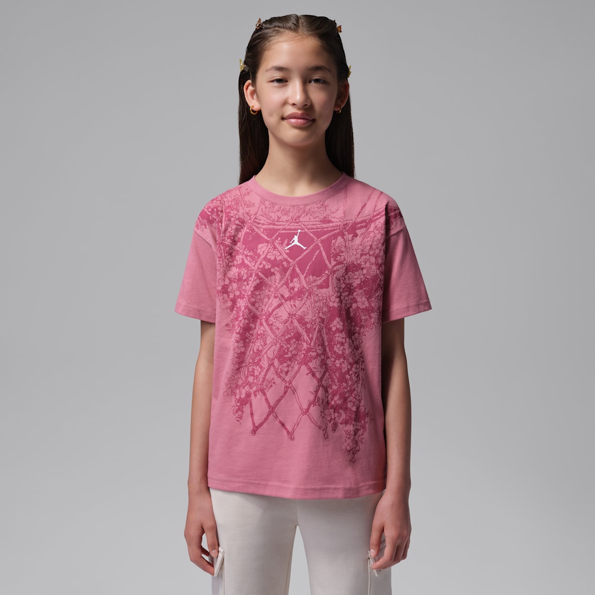 Jordan Big Kids' Net Bouquet T-Shirt