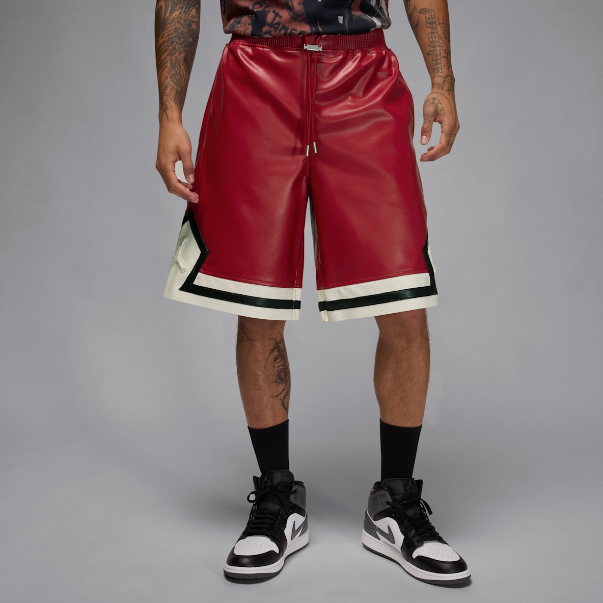 Air Jordan Air Jordan Men's Faux Leather Shorts