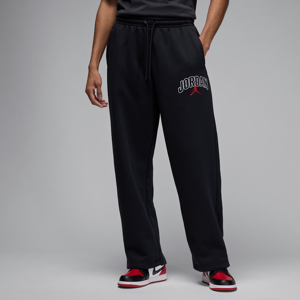 Jordan Brooklyn Fleece Jordan Brooklyn Fleece Pantaloni oversize con bordo aperto – Uomo