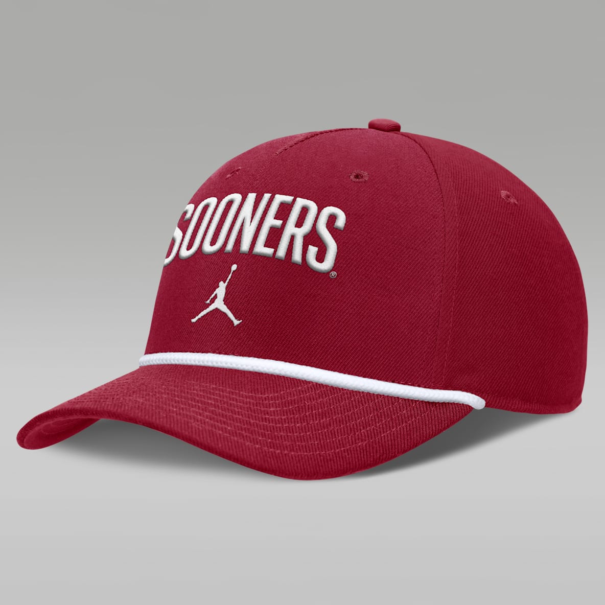 Oklahoma Primetime Rise Campus Oklahoma Primetime Rise Campus Gorra universitaria marca Jordan ajustable para hombre