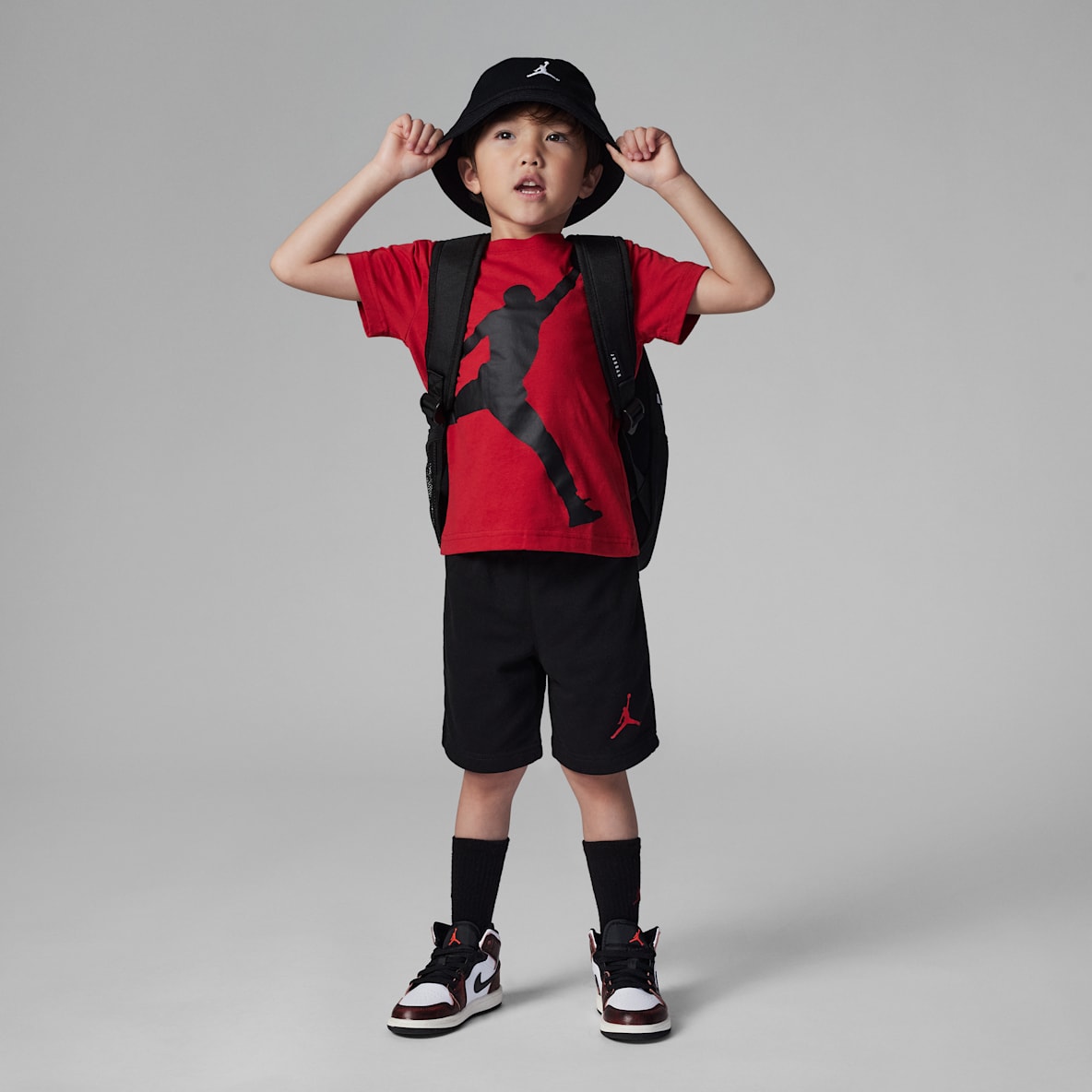 Jordan Little Kids' Jumbo Jumpman 2-Piece Shorts Set