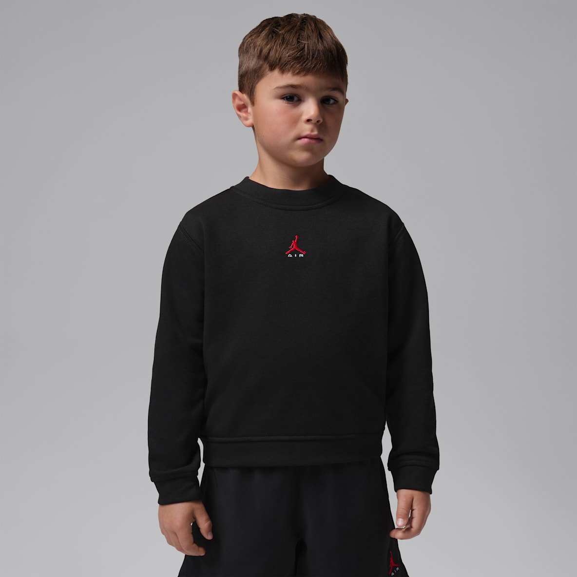 Jordan Little Kids' Brooklyn French Terry Crew