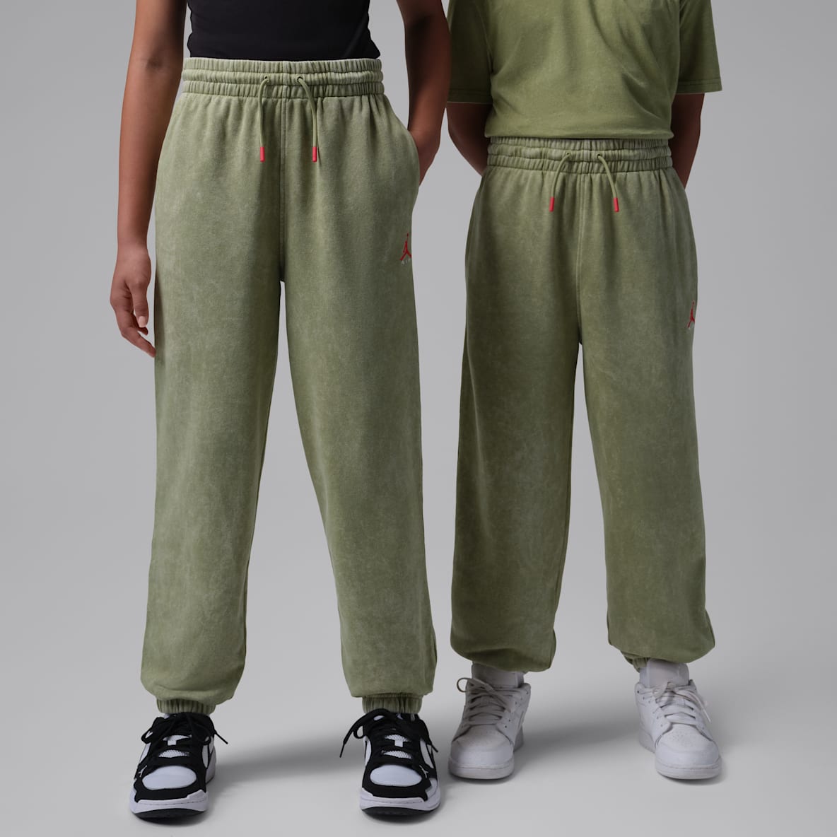 Jordan Big Kids' Acid Wash French Terry Pants