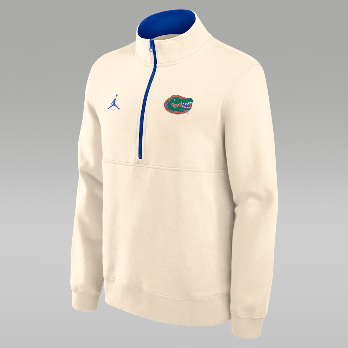 Florida Primetime Primary Logo Men's Jordan Brand College 1/2-Zip Crew
