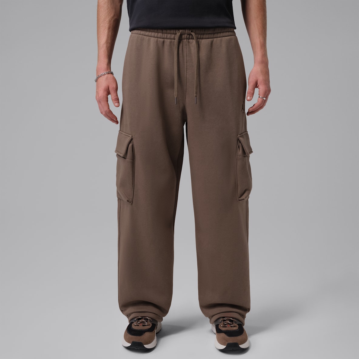 Jordan Brooklyn Pánské oversize flísové cargo kalhoty