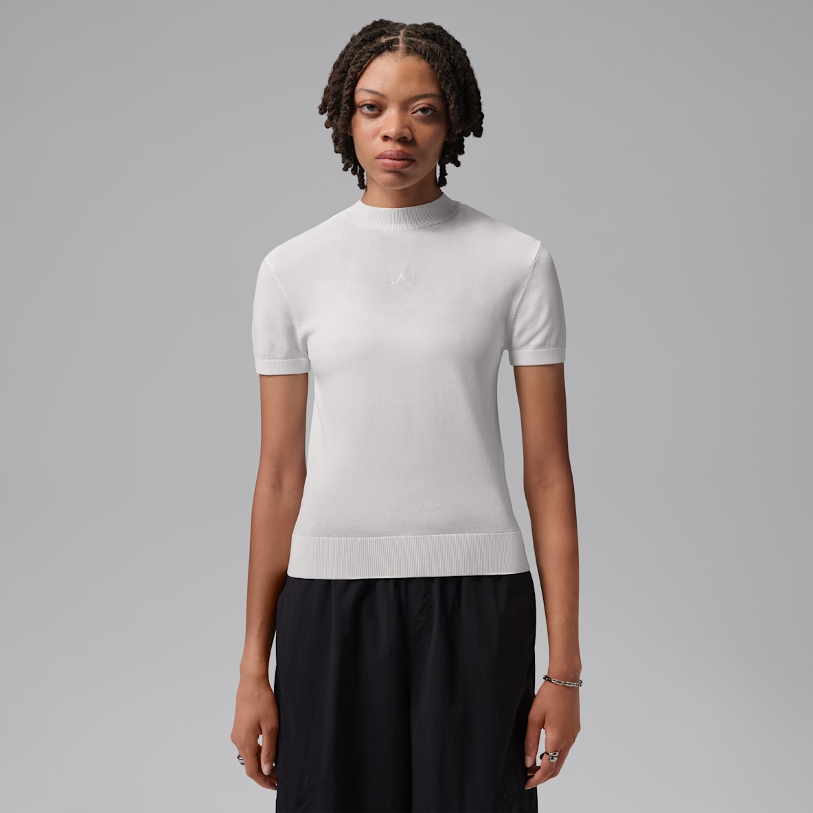 Jordan Sport Women's Mock-Neck Short-Sleeve Golf Top