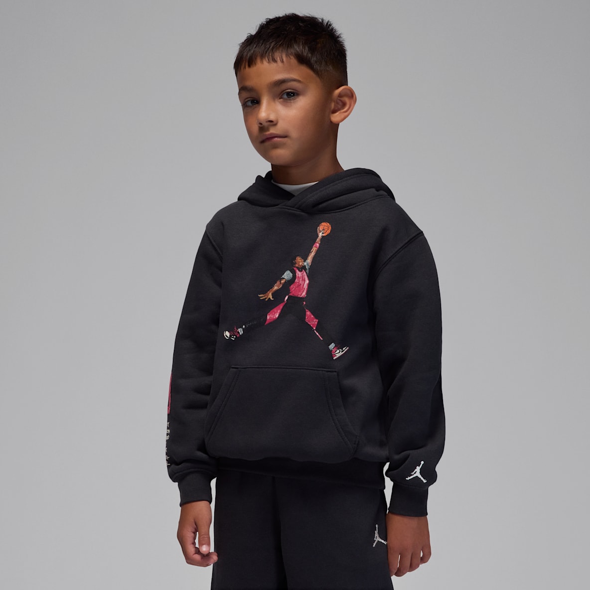 Jordan Sudadera con gorro sin cierre Sketch para niños talla pequeña