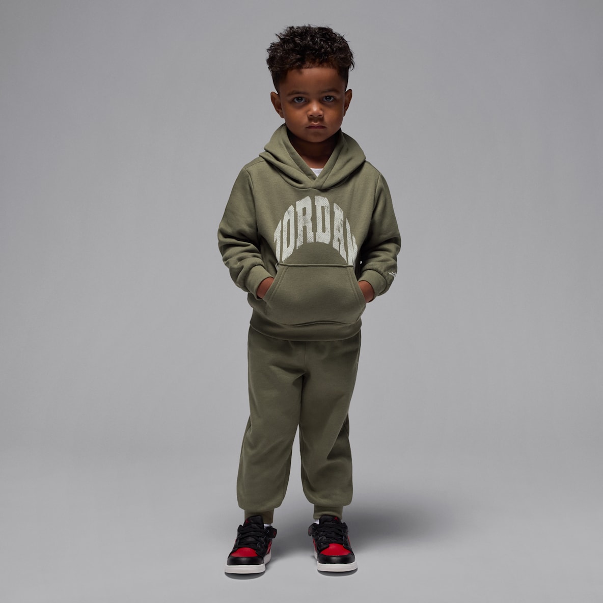 Jordan MVP Jordan MVP Conjunto de sudadera con gorro sin cierre con tejido Fleece de 2 piezas infantil