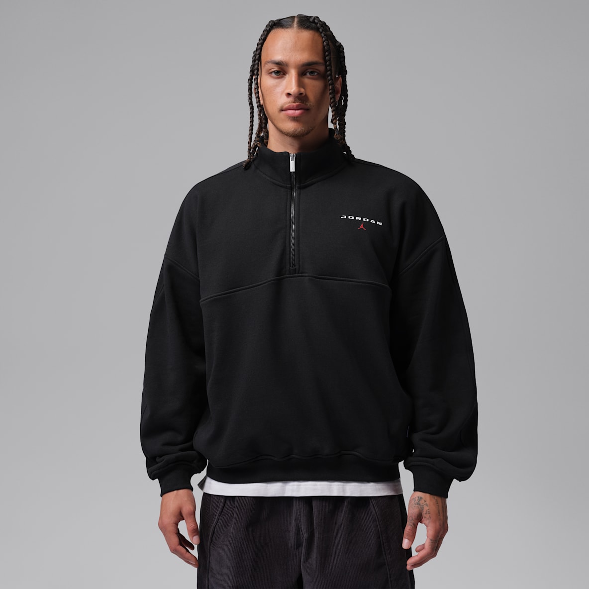 Sudadera Jordan Flight Chamarra con cierre de 1/4 para hombre