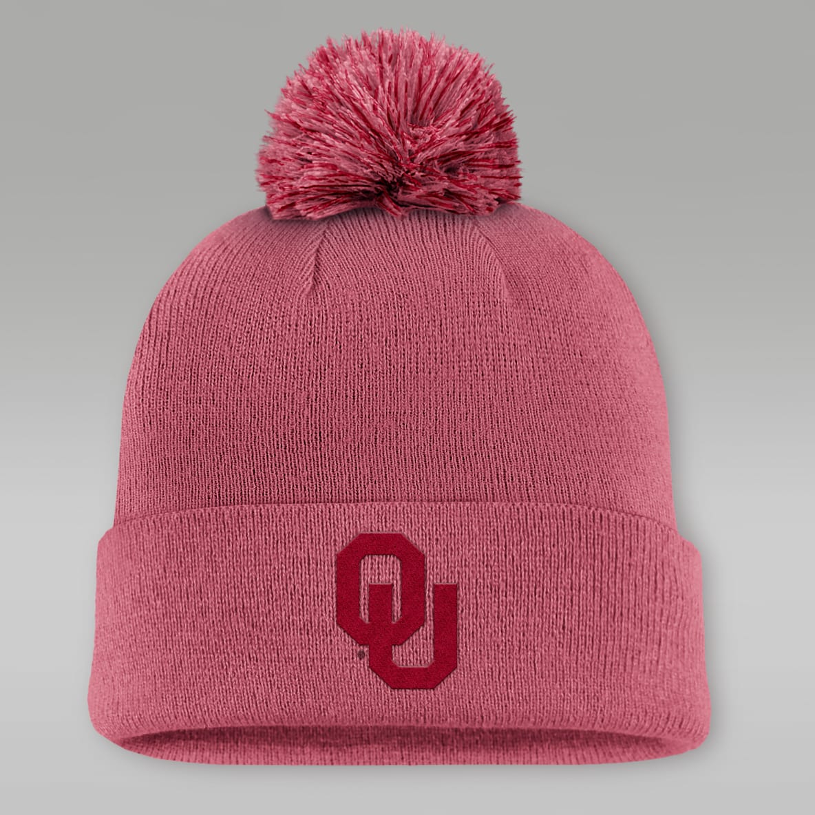 Oklahoma Primetime Campus Toned Men's Jordan Brand College Cuffed Pom Beanie